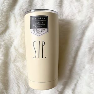 Rae Dunn NWT Sip Cream Insulated Tumbler